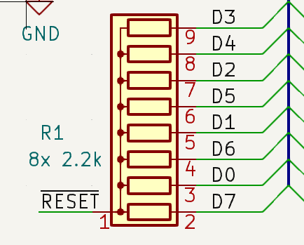 Pulling resistors